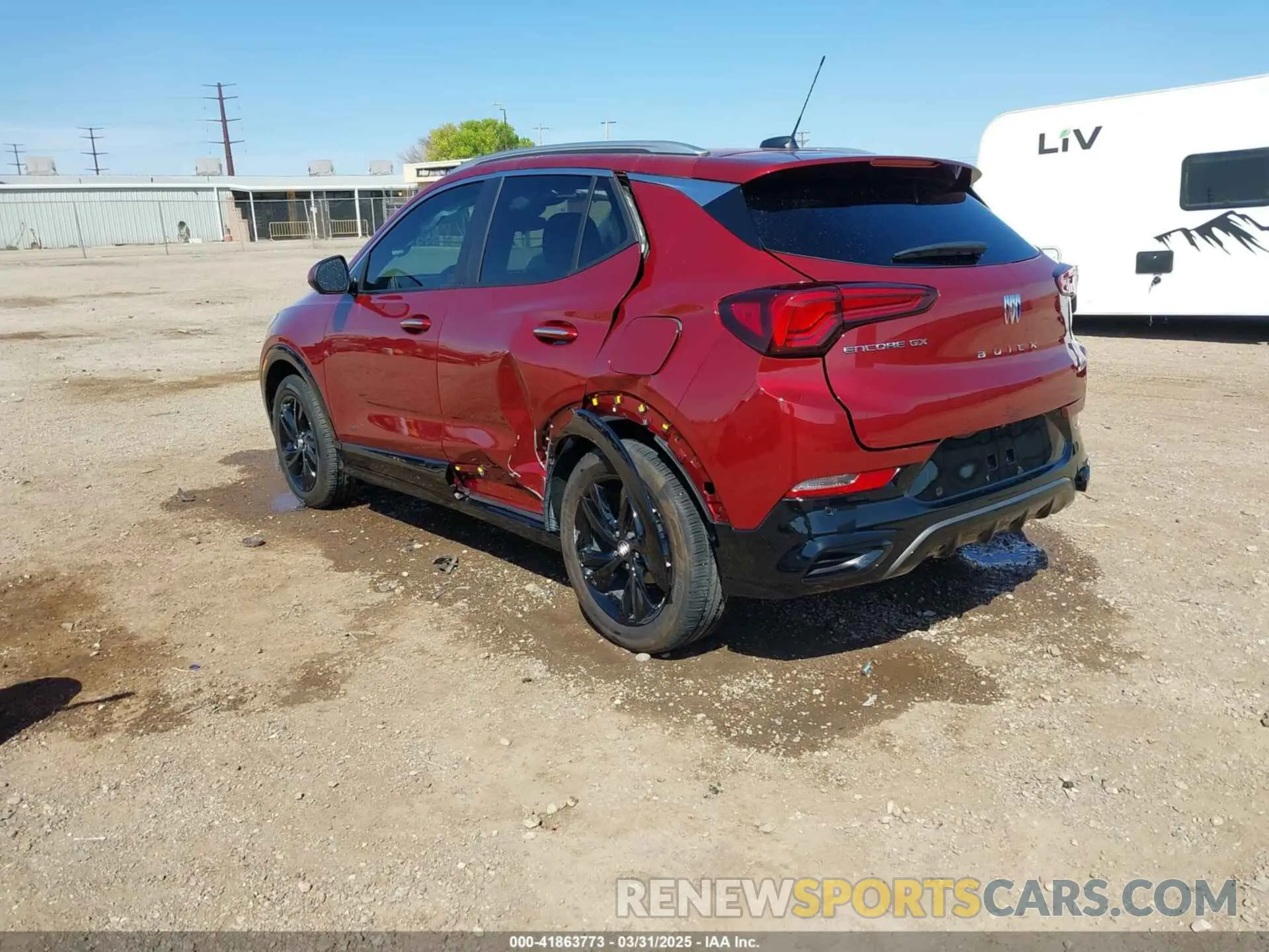 2 Фотография поврежденного автомобиля KL4AMDSLXSB004839 BUICK ENCORE GX 2025