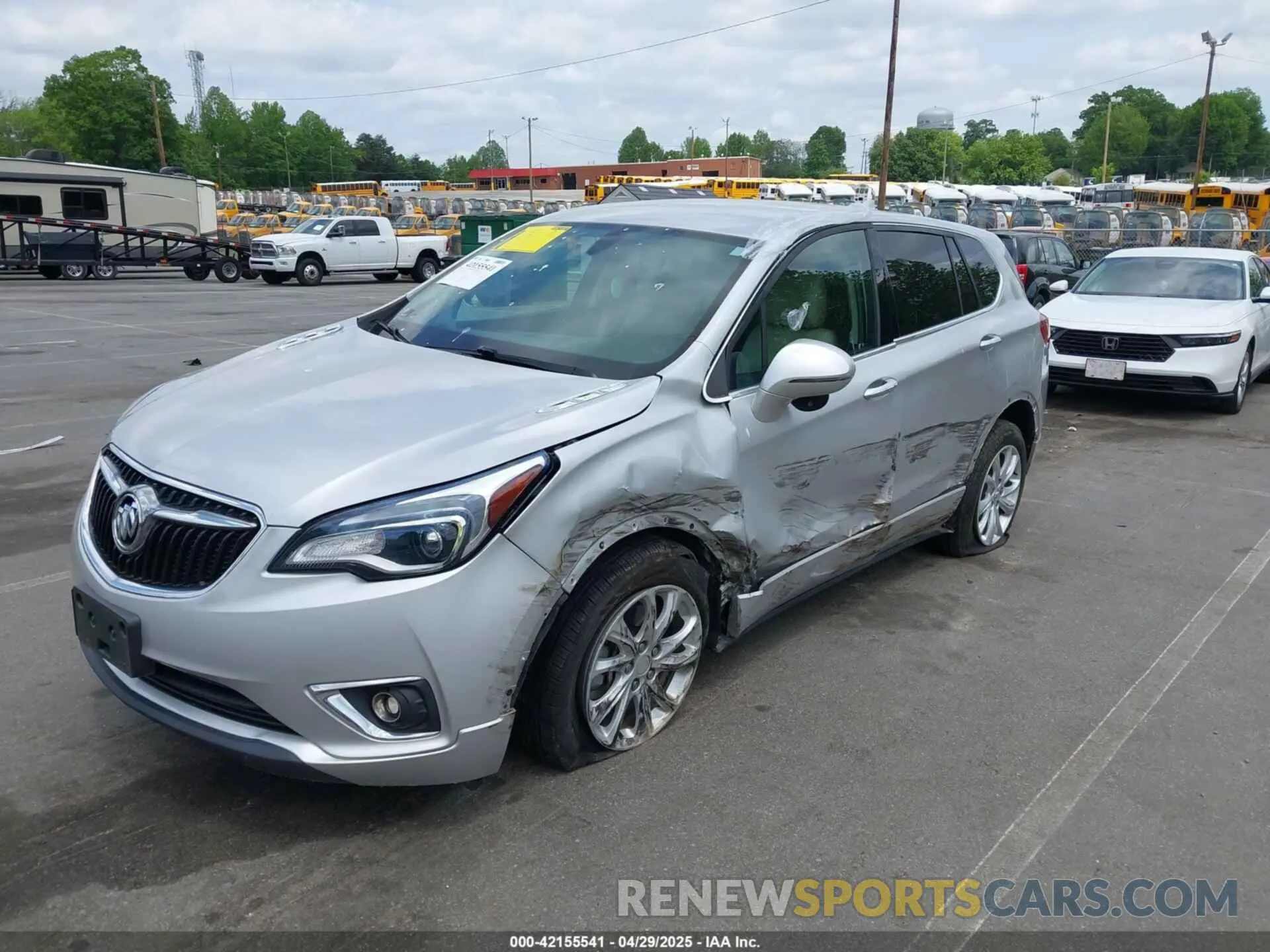 2 Photograph of a damaged car LRBFX1SA5KD111574 BUICK ENVISION 2019
