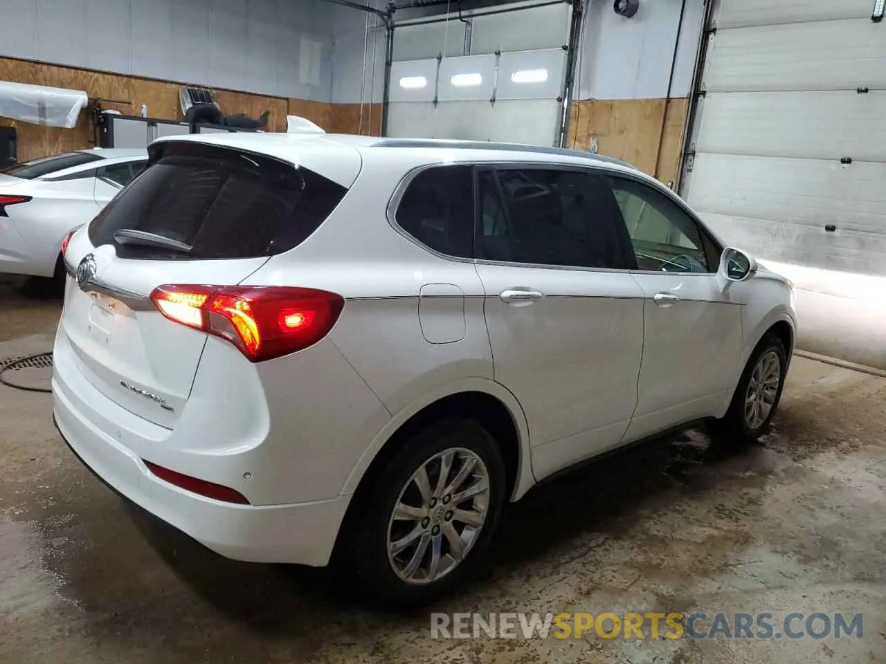 3 Photograph of a damaged car LRBFX2SA0KD020203 BUICK ENVISION 2019