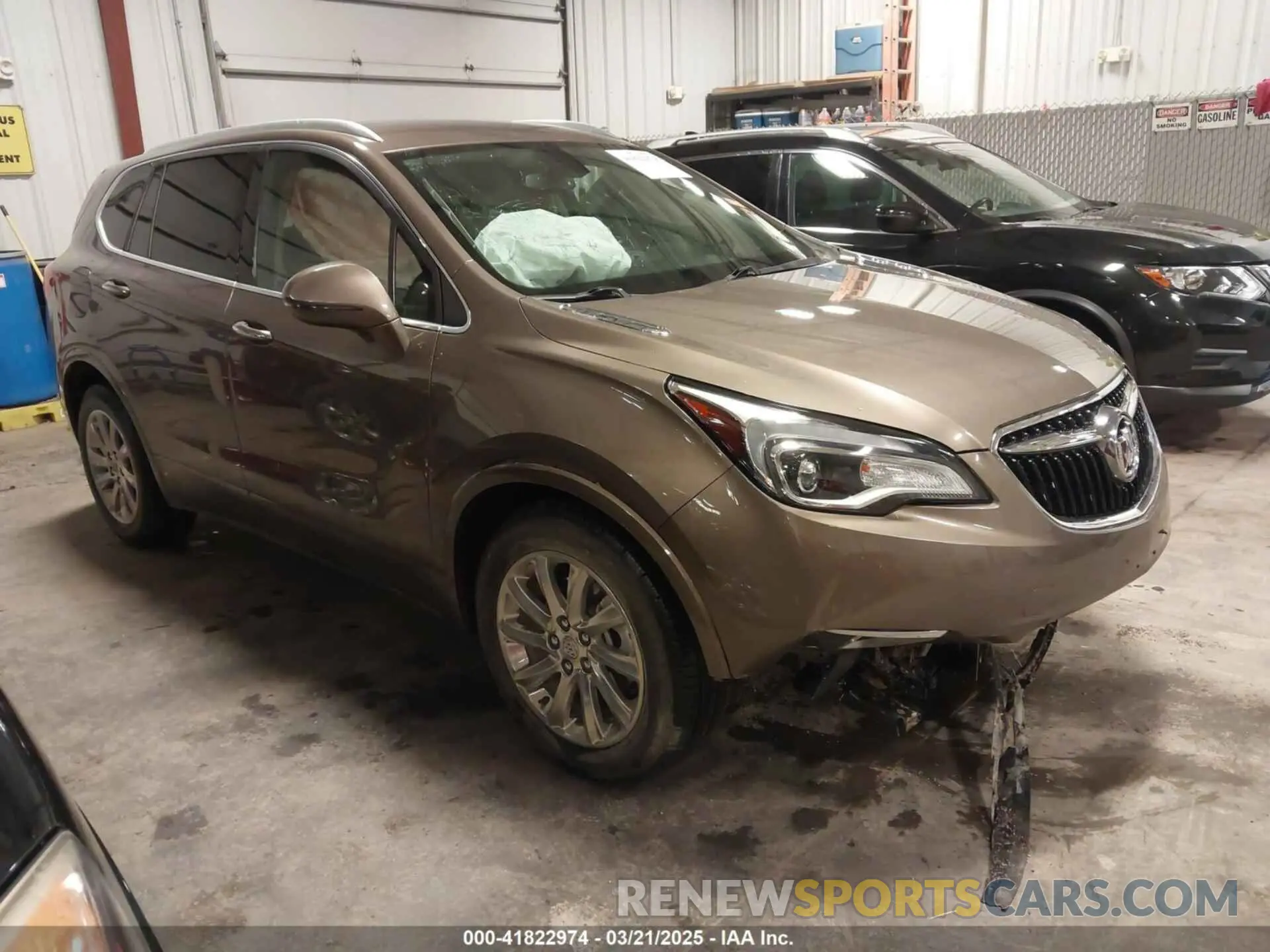 1 Photograph of a damaged car LRBFX2SA1KD038600 BUICK ENVISION 2019