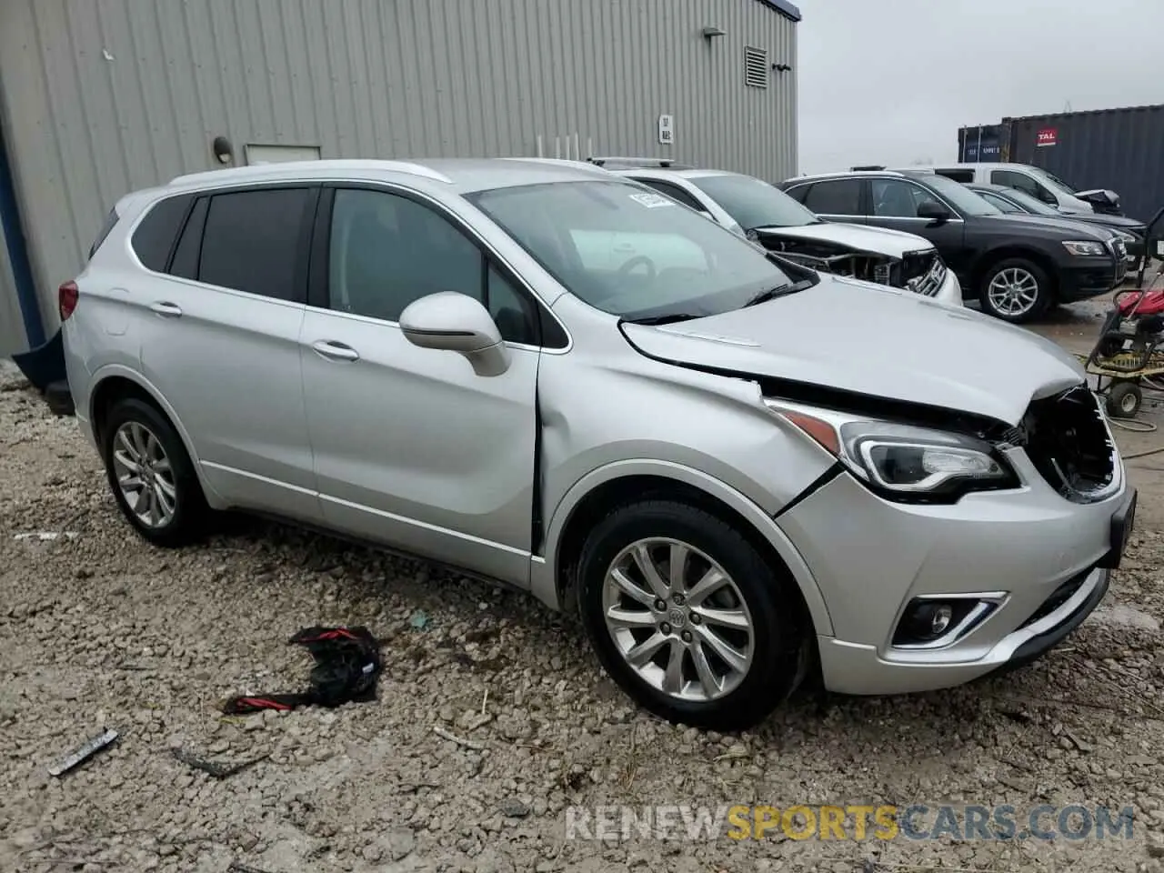 4 Фотография поврежденного автомобиля LRBFX2SA8KD004248 BUICK ENVISION 2019