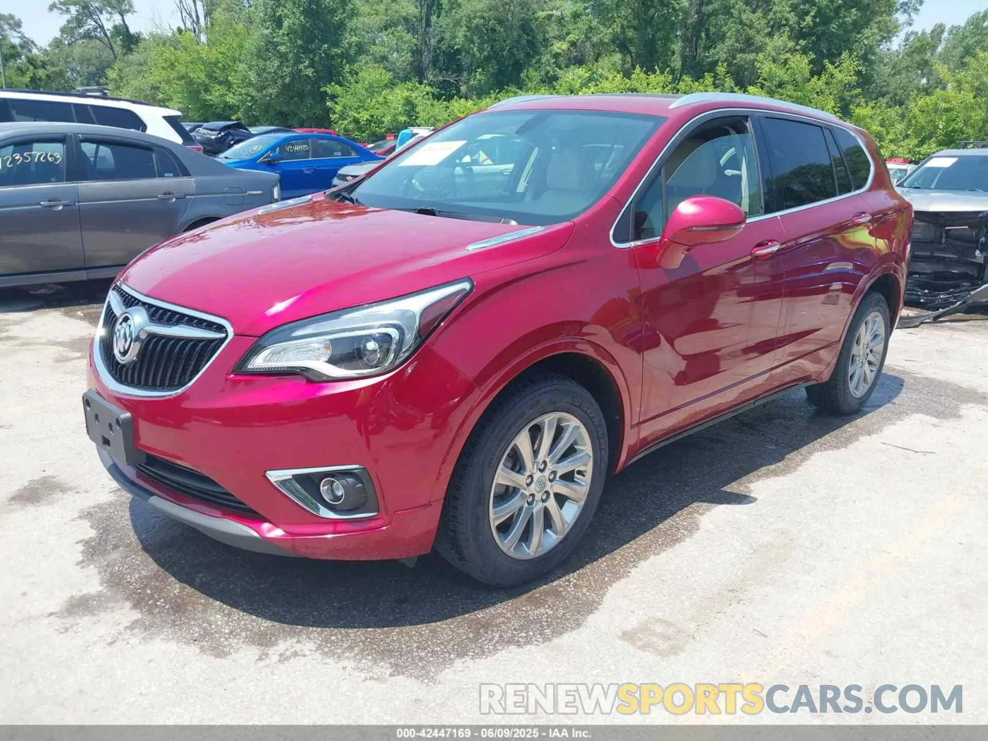 2 Photograph of a damaged car LRBFX2SA9KD128092 BUICK ENVISION 2019