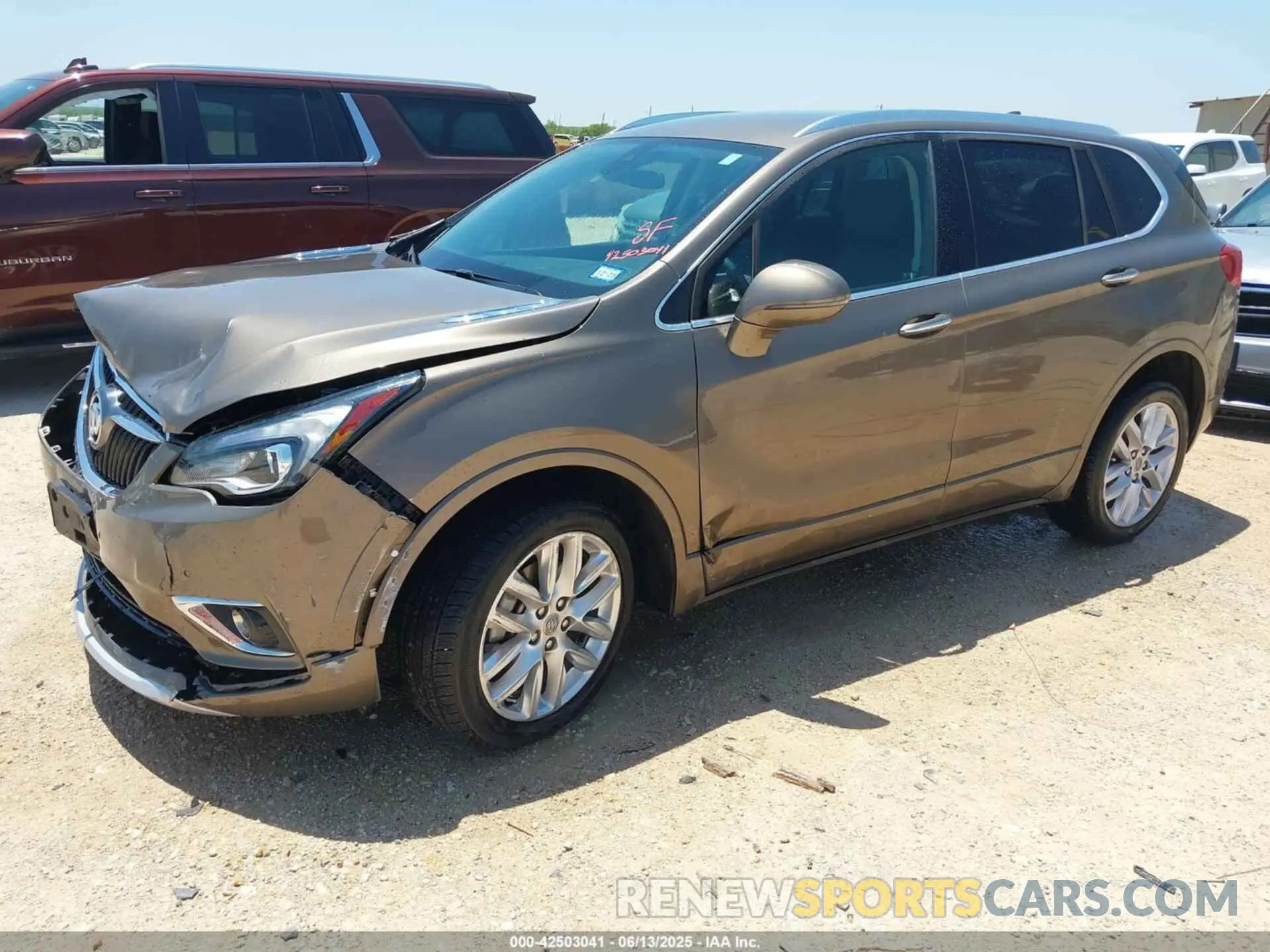 2 Photograph of a damaged car LRBFX3SX4KD007061 BUICK ENVISION 2019