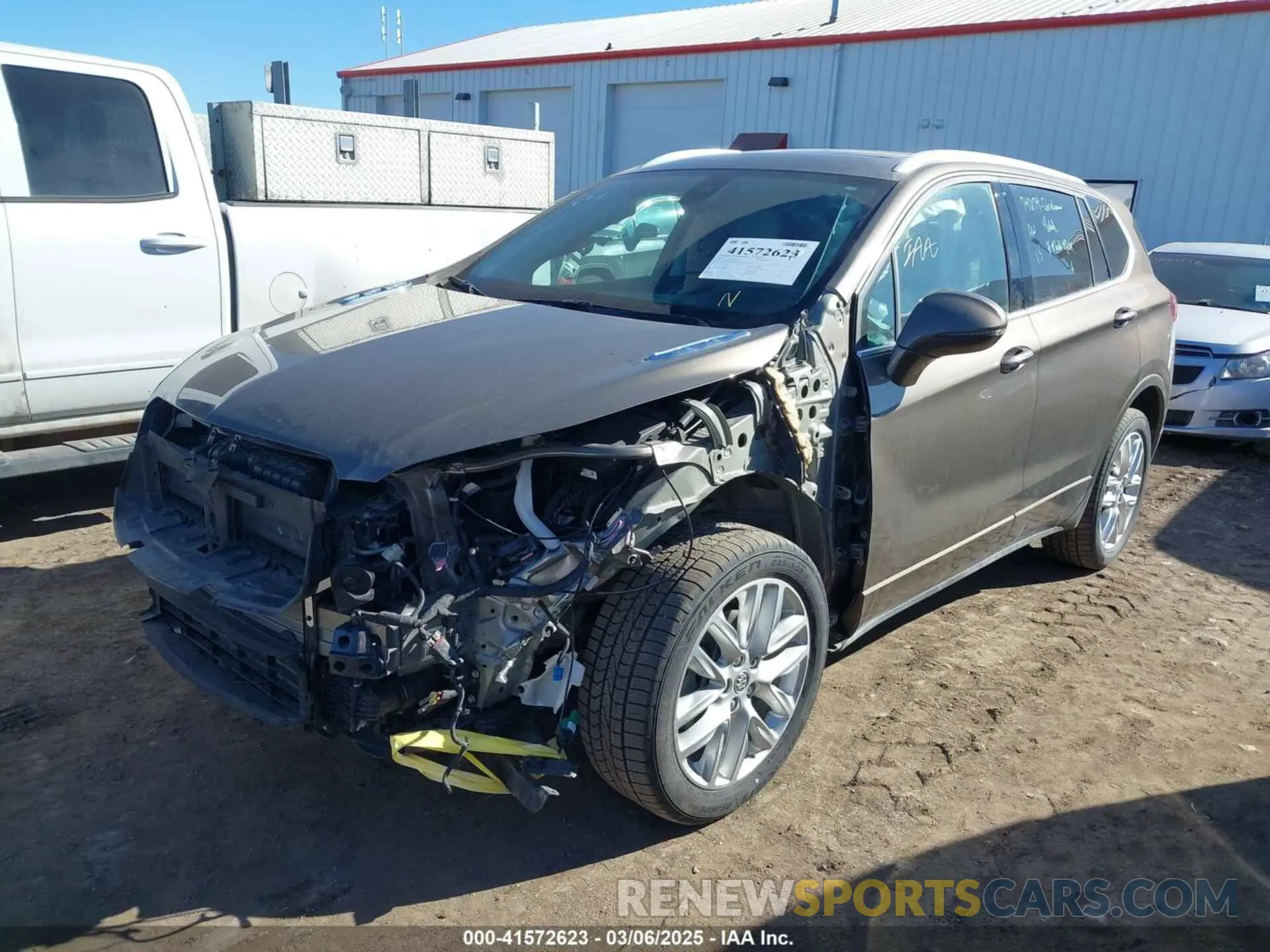 2 Фотография поврежденного автомобиля LRBFX3SX4KD012082 BUICK ENVISION 2019