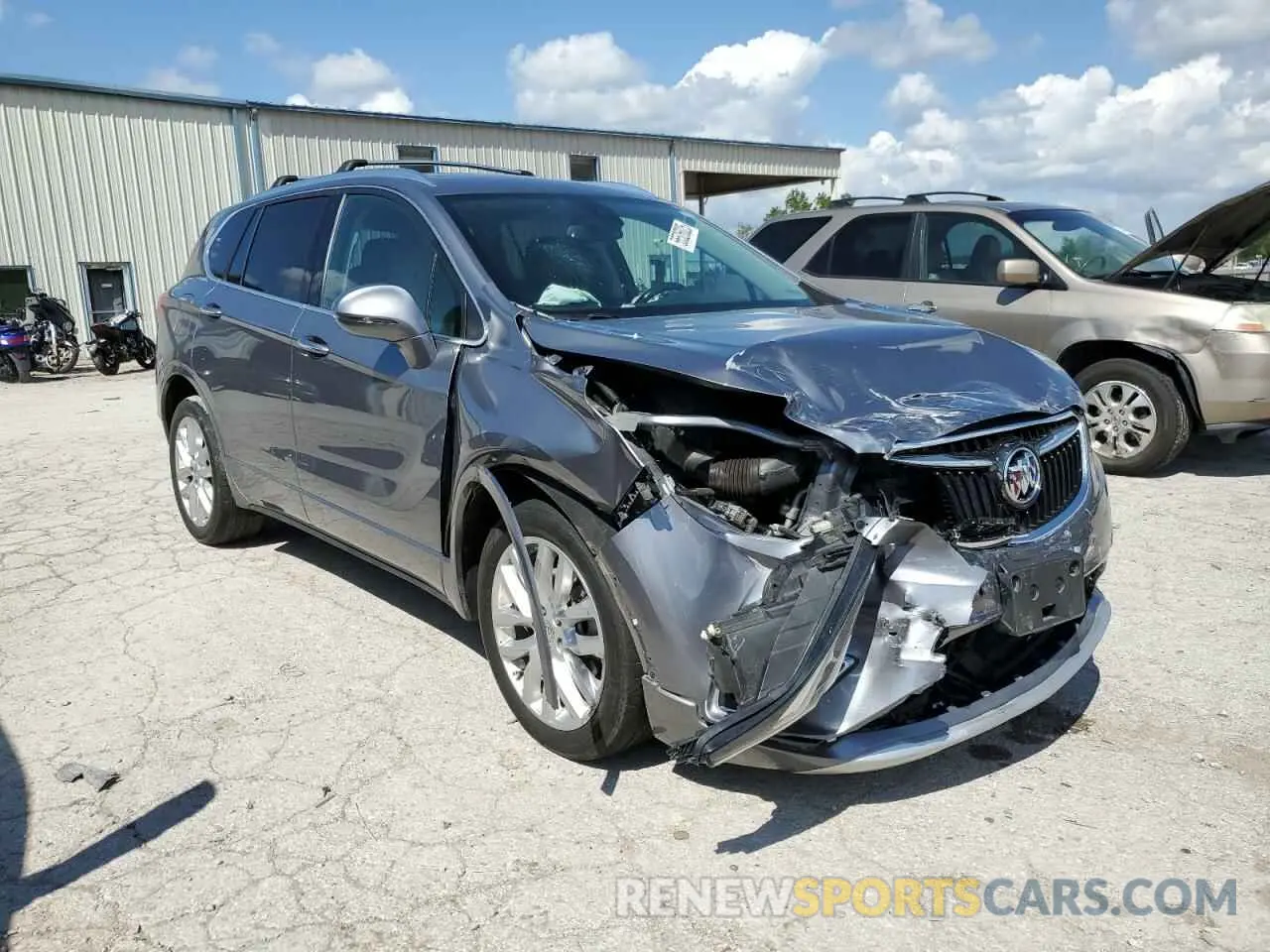 4 Фотография поврежденного автомобиля LRBFX3SX7KD012142 BUICK ENVISION 2019