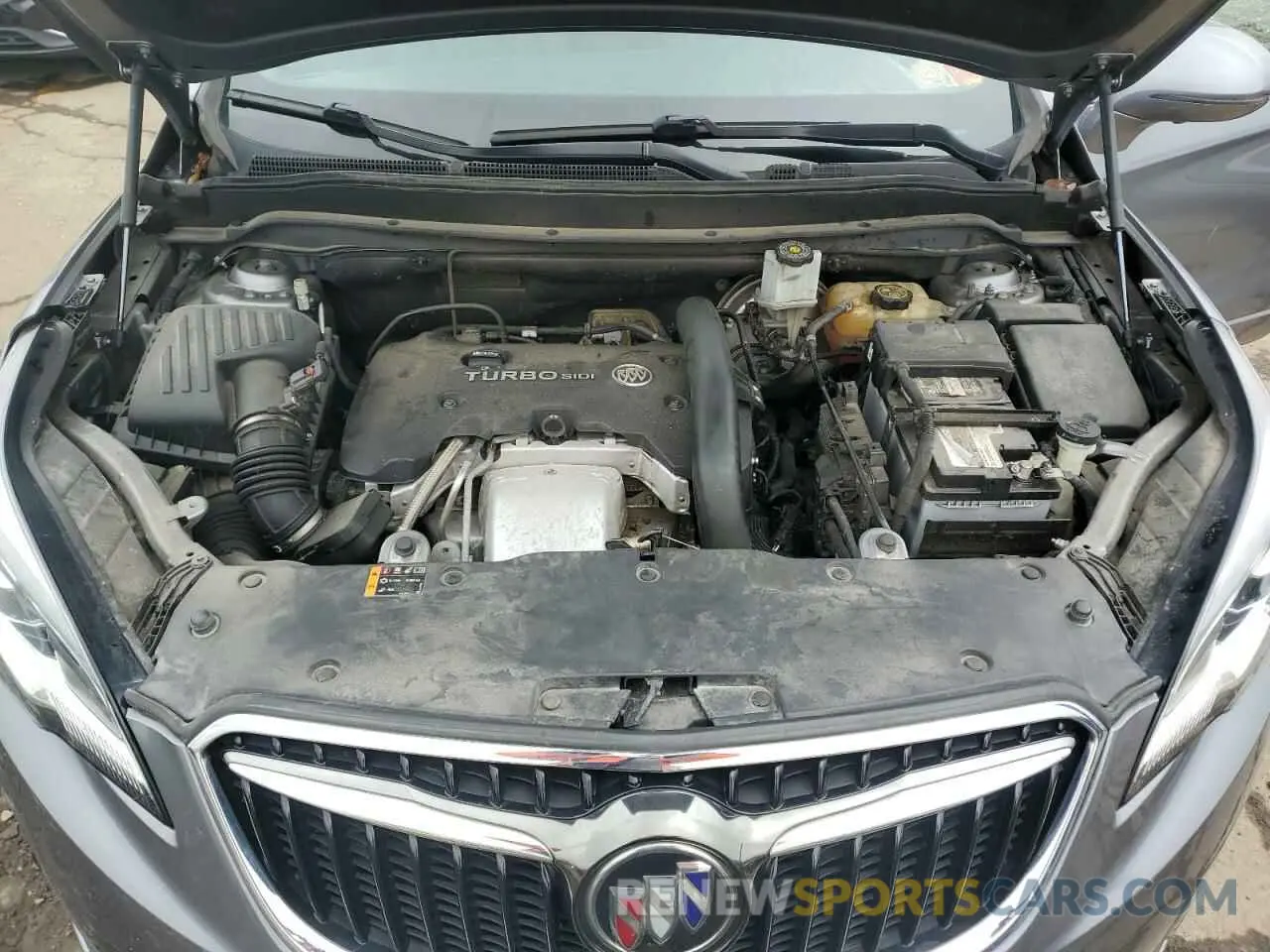 11 Фотография поврежденного автомобиля LRBFX4SX8KD009238 BUICK ENVISION 2019