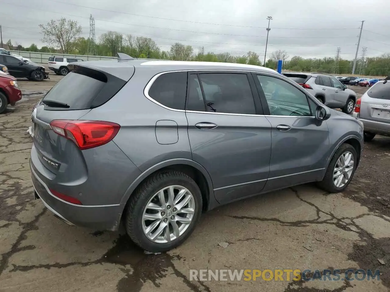 3 Фотография поврежденного автомобиля LRBFX4SX8KD009238 BUICK ENVISION 2019