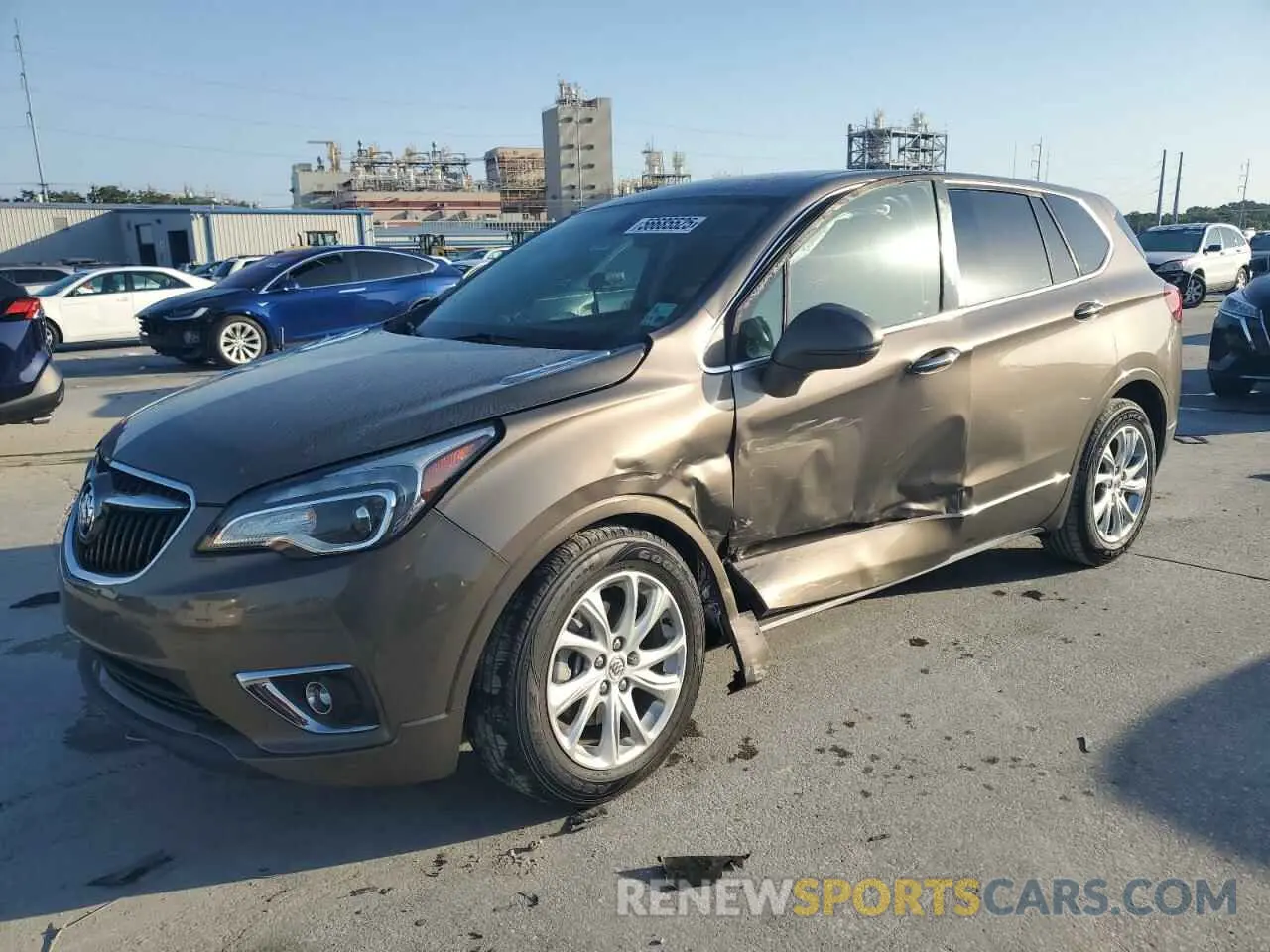 1 Photograph of a damaged car LRBFXBSA4KD008507 BUICK ENVISION 2019
