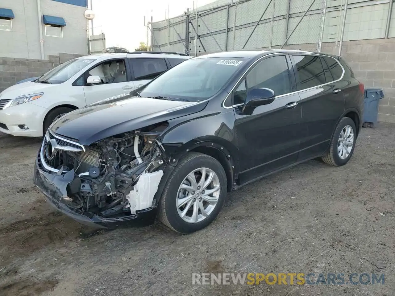 1 Фотография поврежденного автомобиля LRBFXBSA4KD063698 BUICK ENVISION 2019
