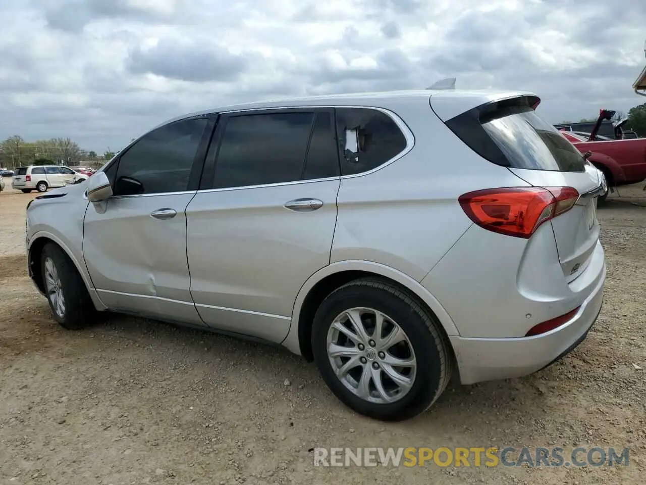 2 Фотография поврежденного автомобиля LRBFXBSA4KD091615 BUICK ENVISION 2019