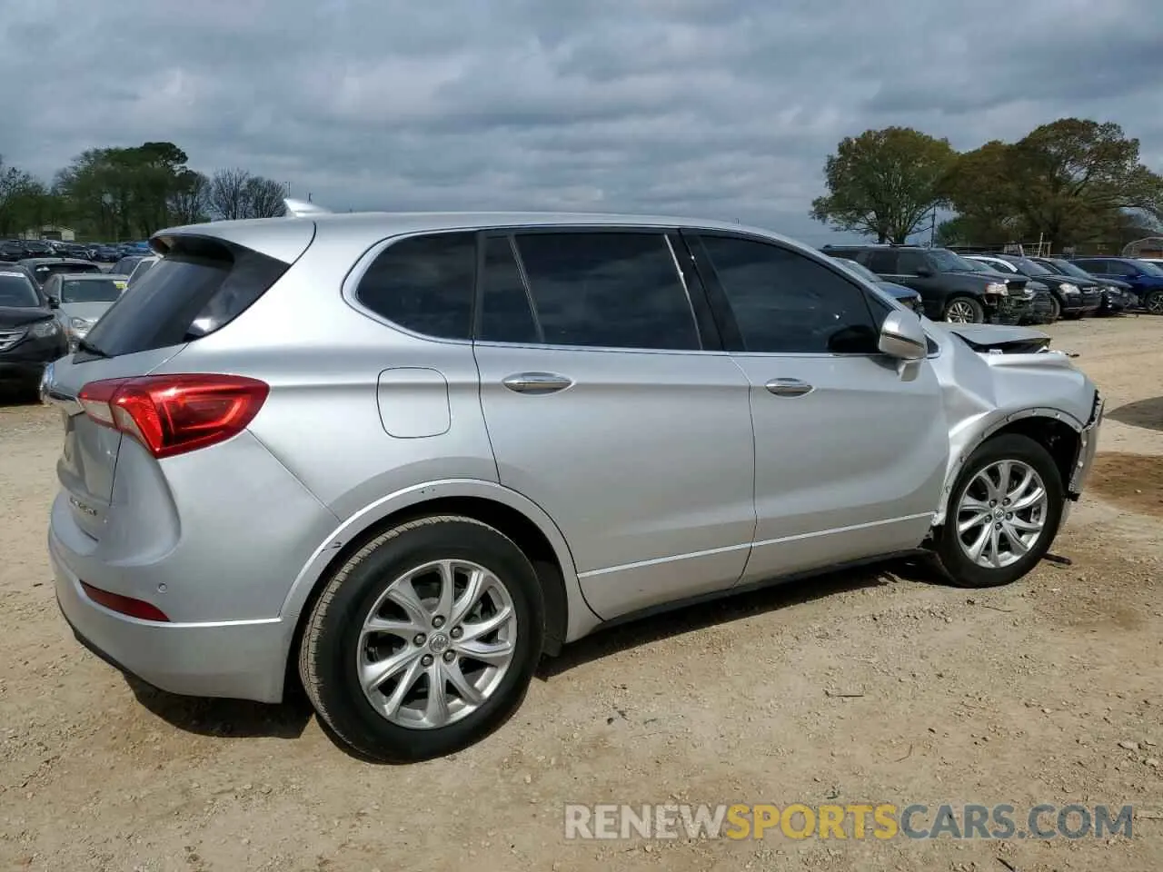 3 Фотография поврежденного автомобиля LRBFXBSA4KD091615 BUICK ENVISION 2019