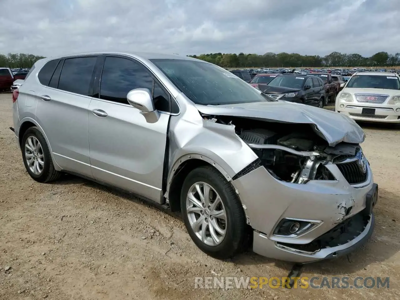 4 Фотография поврежденного автомобиля LRBFXBSA4KD091615 BUICK ENVISION 2019