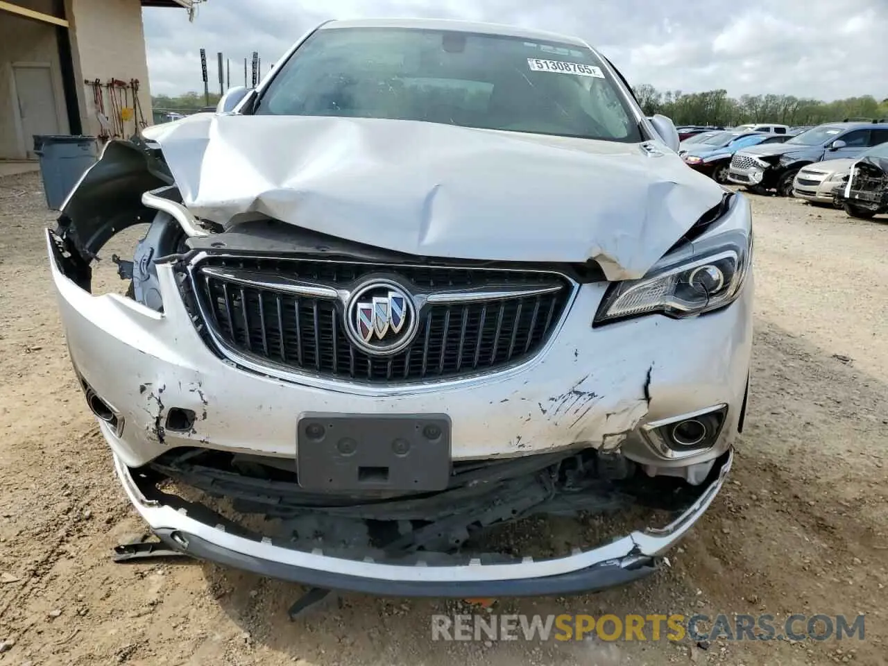 5 Фотография поврежденного автомобиля LRBFXBSA4KD091615 BUICK ENVISION 2019