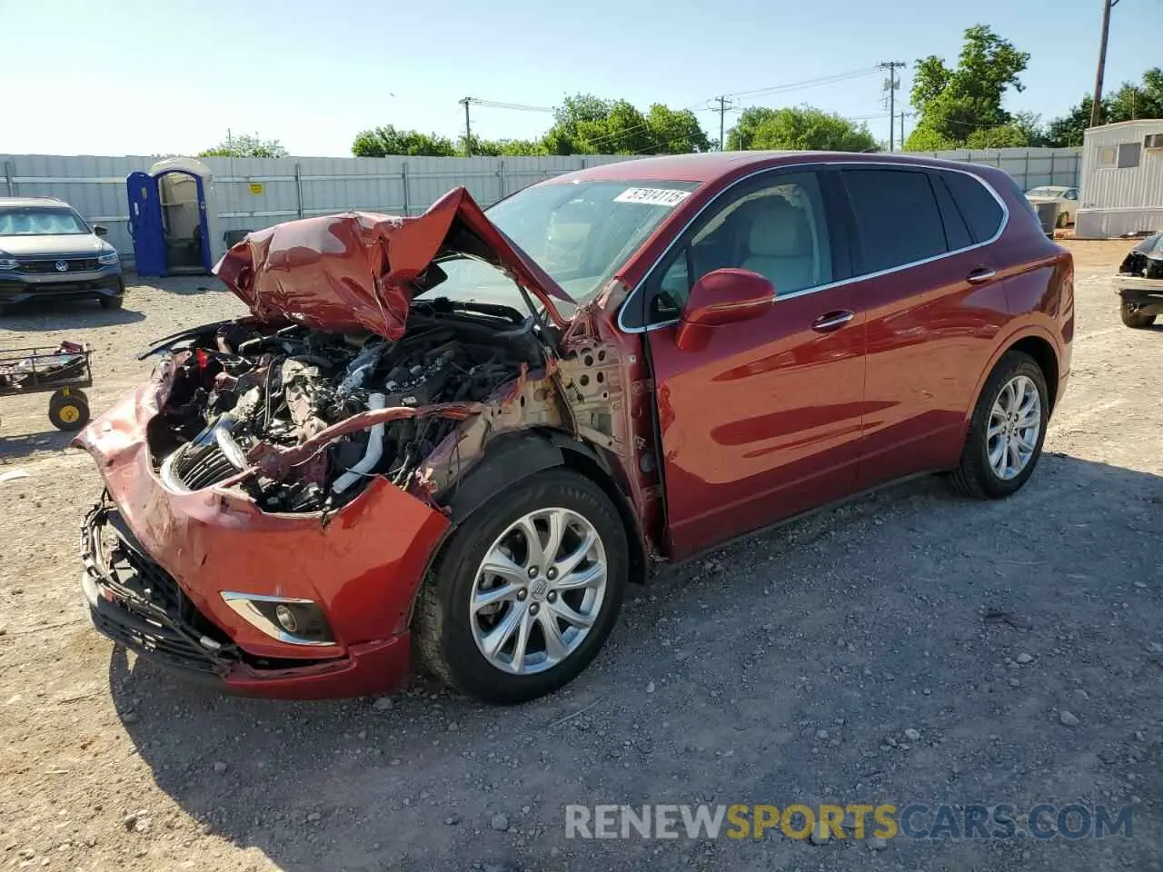 1 Фотография поврежденного автомобиля LRBFXBSAXKD128957 BUICK ENVISION 2019