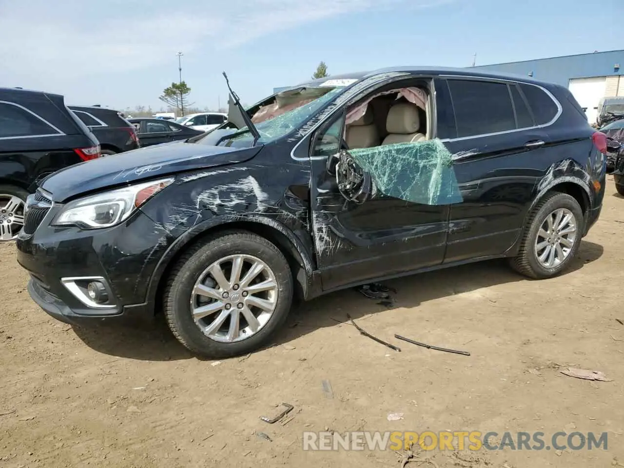 1 Фотография поврежденного автомобиля LRBFXCSA0KD121196 BUICK ENVISION 2019