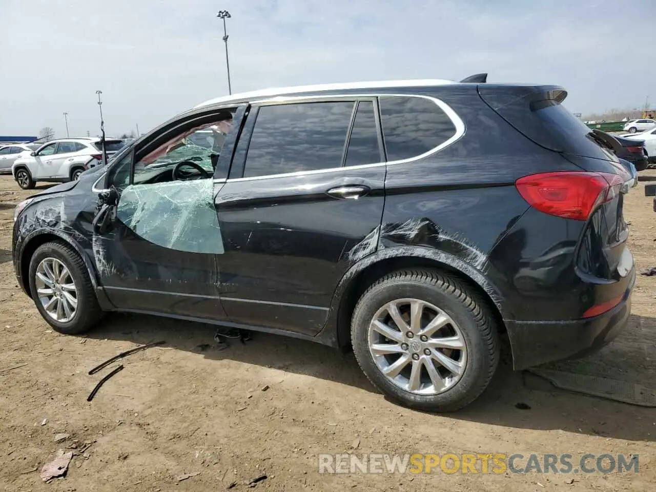 2 Фотография поврежденного автомобиля LRBFXCSA0KD121196 BUICK ENVISION 2019