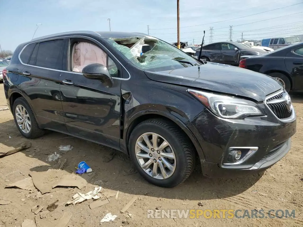 4 Фотография поврежденного автомобиля LRBFXCSA0KD121196 BUICK ENVISION 2019