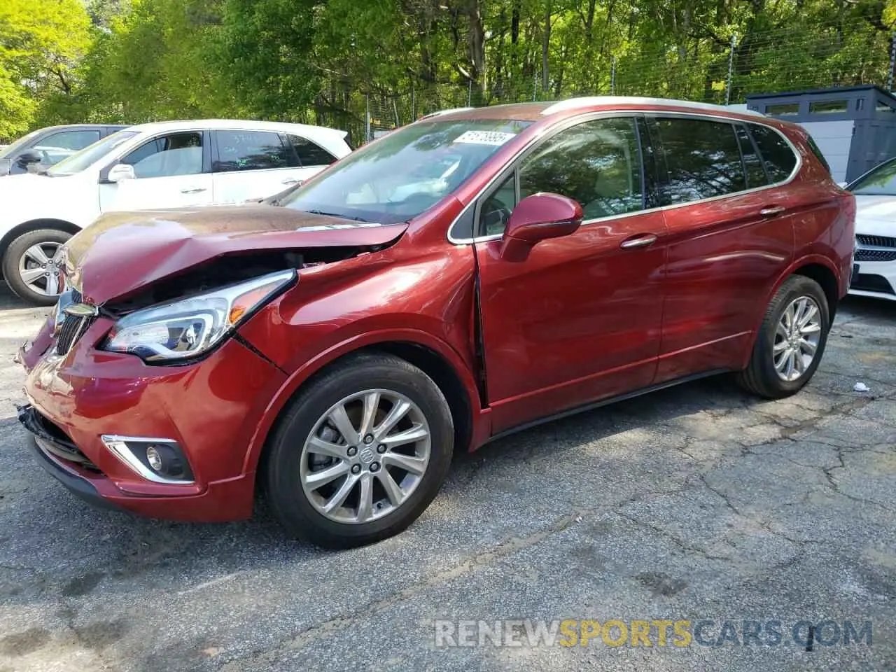 1 Photograph of a damaged car LRBFXCSA1KD015548 BUICK ENVISION 2019
