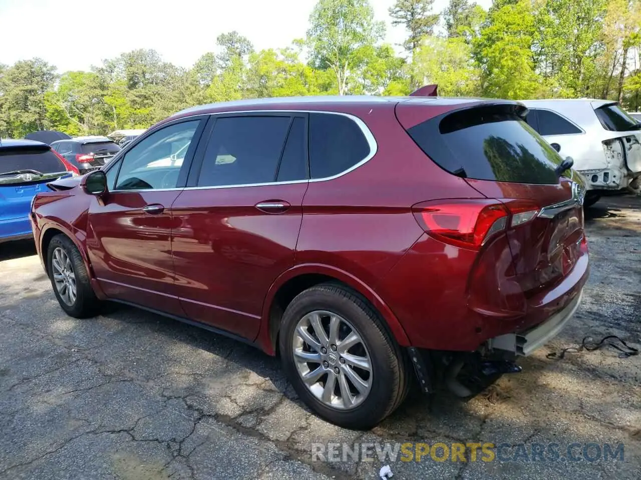 2 Photograph of a damaged car LRBFXCSA1KD015548 BUICK ENVISION 2019