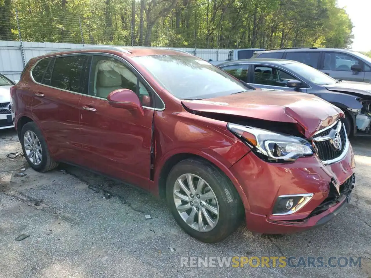 4 Photograph of a damaged car LRBFXCSA1KD015548 BUICK ENVISION 2019
