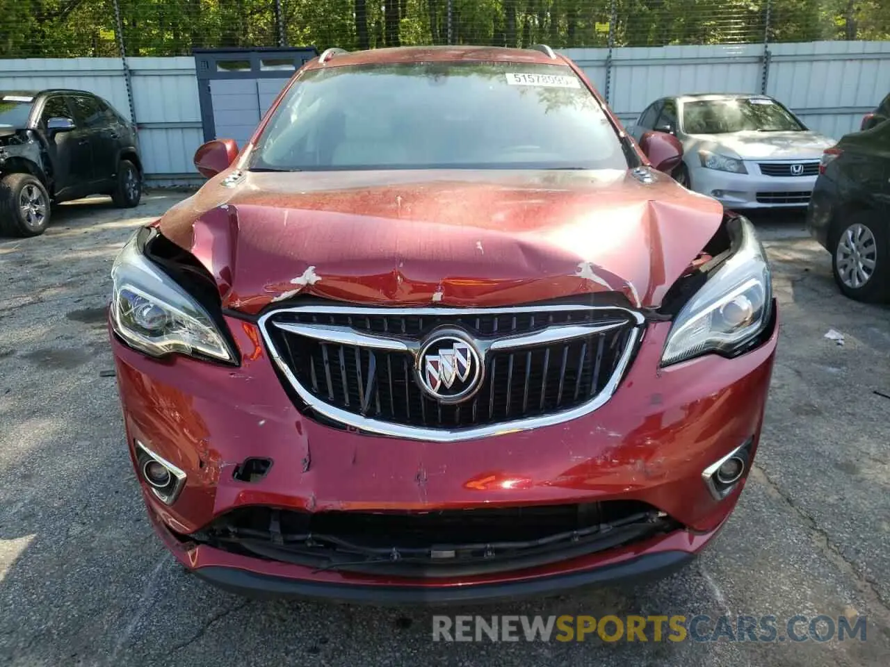 5 Photograph of a damaged car LRBFXCSA1KD015548 BUICK ENVISION 2019