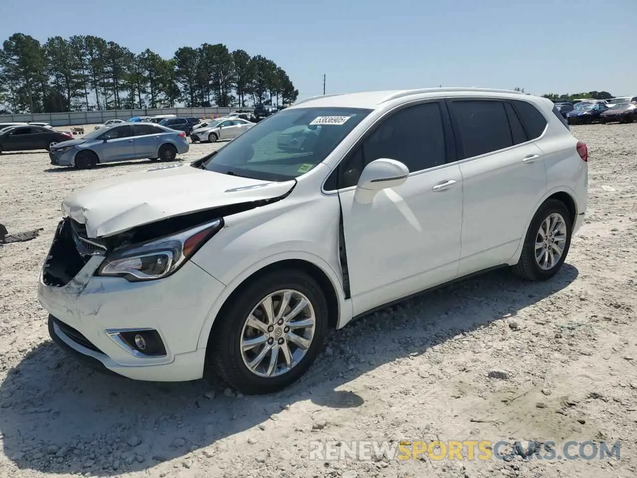 1 Photograph of a damaged car LRBFXCSA1KD020782 BUICK ENVISION 2019