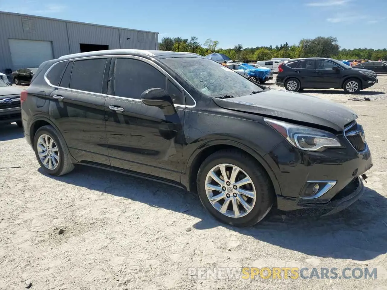 4 Фотография поврежденного автомобиля LRBFXCSA2KD021097 BUICK ENVISION 2019