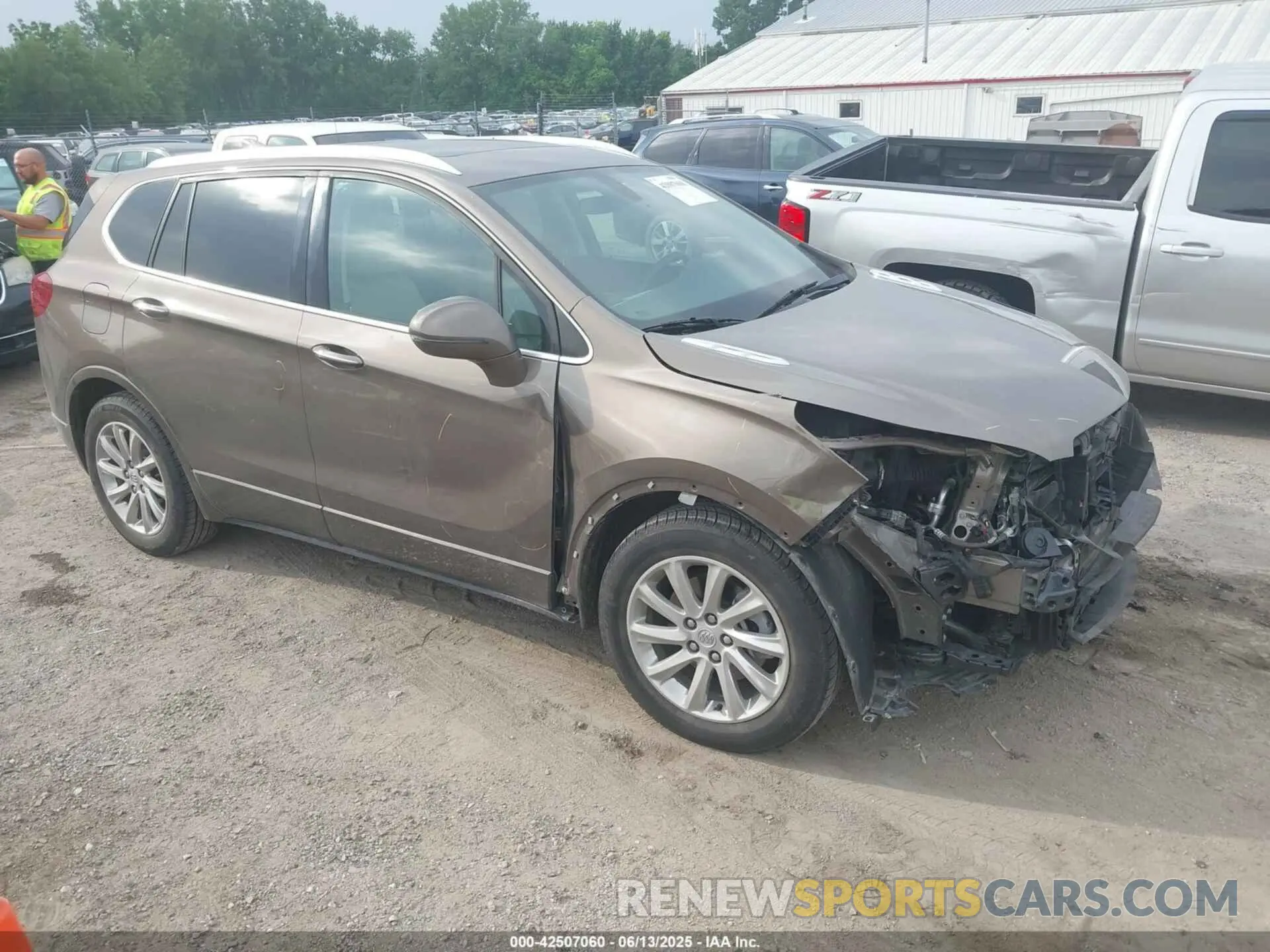 1 Фотография поврежденного автомобиля LRBFXCSA2KD090369 BUICK ENVISION 2019