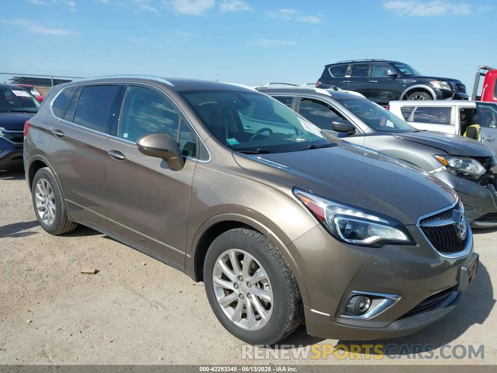 1 Photograph of a damaged car LRBFXCSA3KD026518 BUICK ENVISION 2019