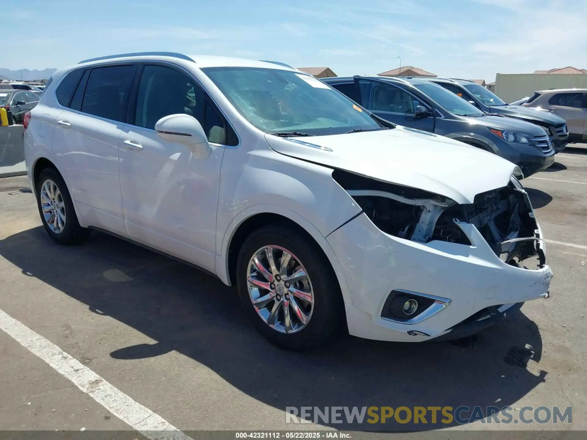 1 Photograph of a damaged car LRBFXCSA3KD030942 BUICK ENVISION 2019