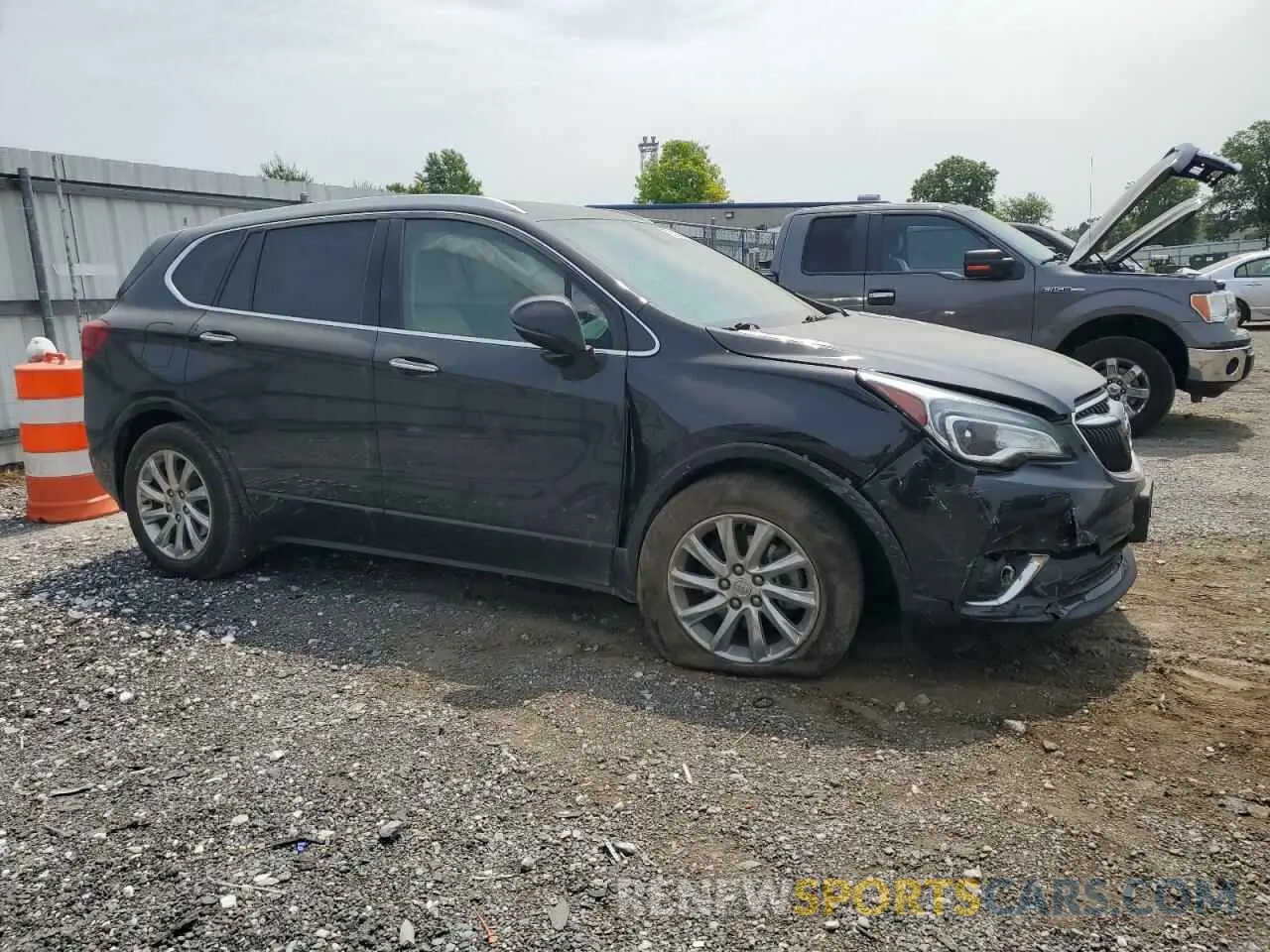 4 Фотография поврежденного автомобиля LRBFXCSA7KD004473 BUICK ENVISION 2019