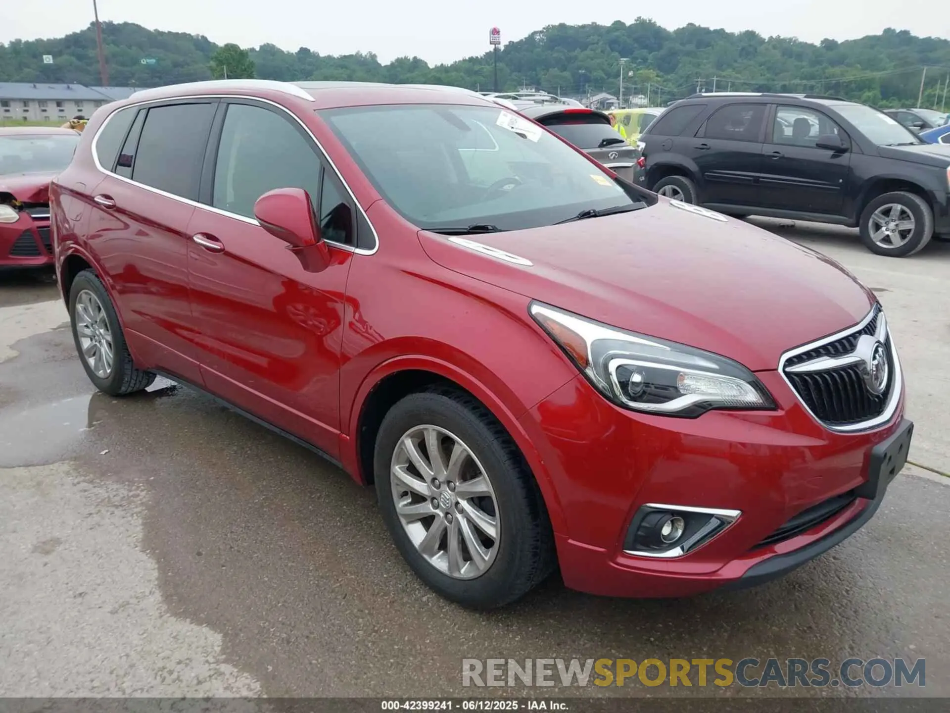 1 Photograph of a damaged car LRBFXCSA8KD142698 BUICK ENVISION 2019