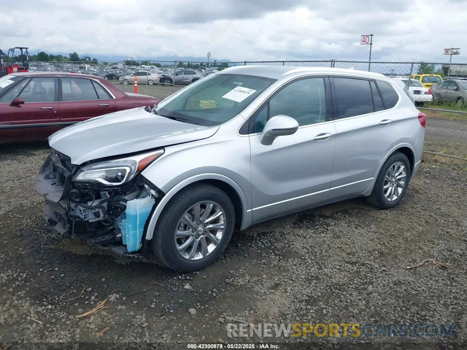 2 Photograph of a damaged car LRBFXCSA9KD038561 BUICK ENVISION 2019