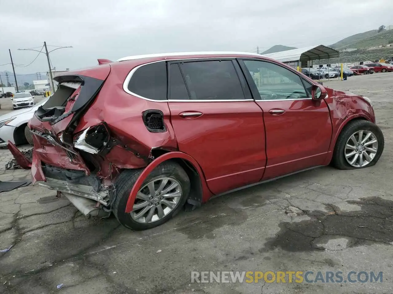 3 Фотография поврежденного автомобиля LRBFXCSA9KD039256 BUICK ENVISION 2019