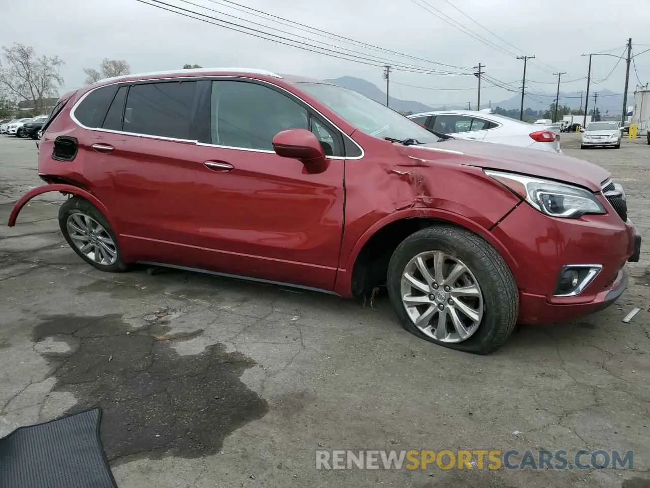 4 Фотография поврежденного автомобиля LRBFXCSA9KD039256 BUICK ENVISION 2019