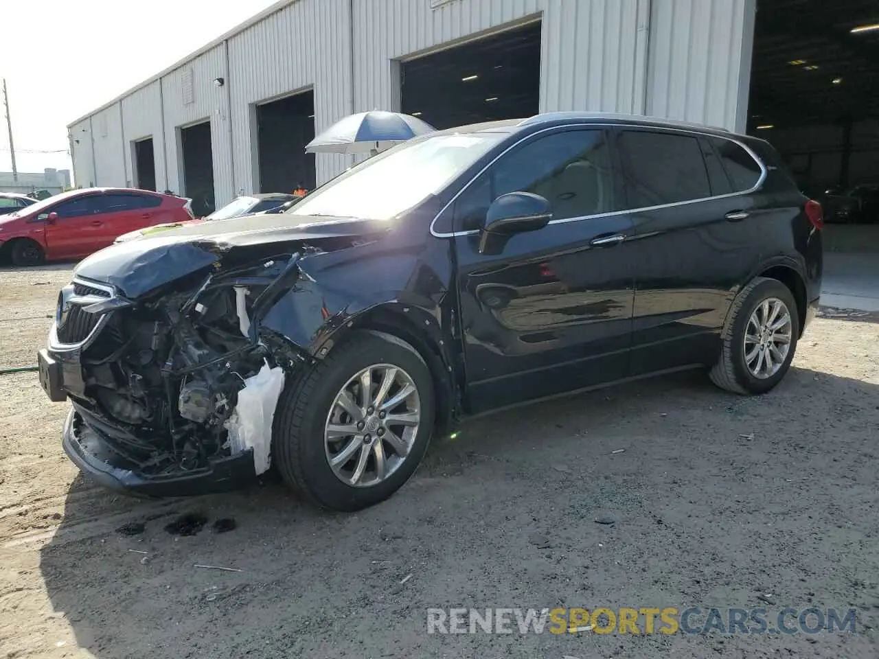 1 Фотография поврежденного автомобиля LRBFXCSAXKD041601 BUICK ENVISION 2019
