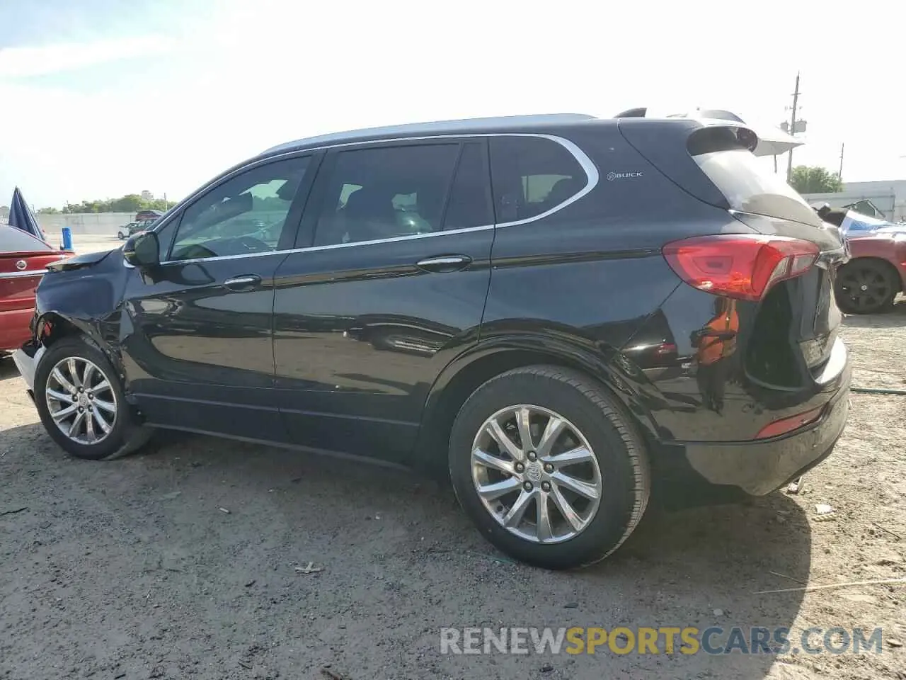 2 Фотография поврежденного автомобиля LRBFXCSAXKD041601 BUICK ENVISION 2019