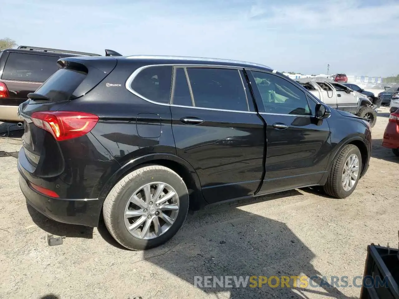 3 Фотография поврежденного автомобиля LRBFXCSAXKD041601 BUICK ENVISION 2019