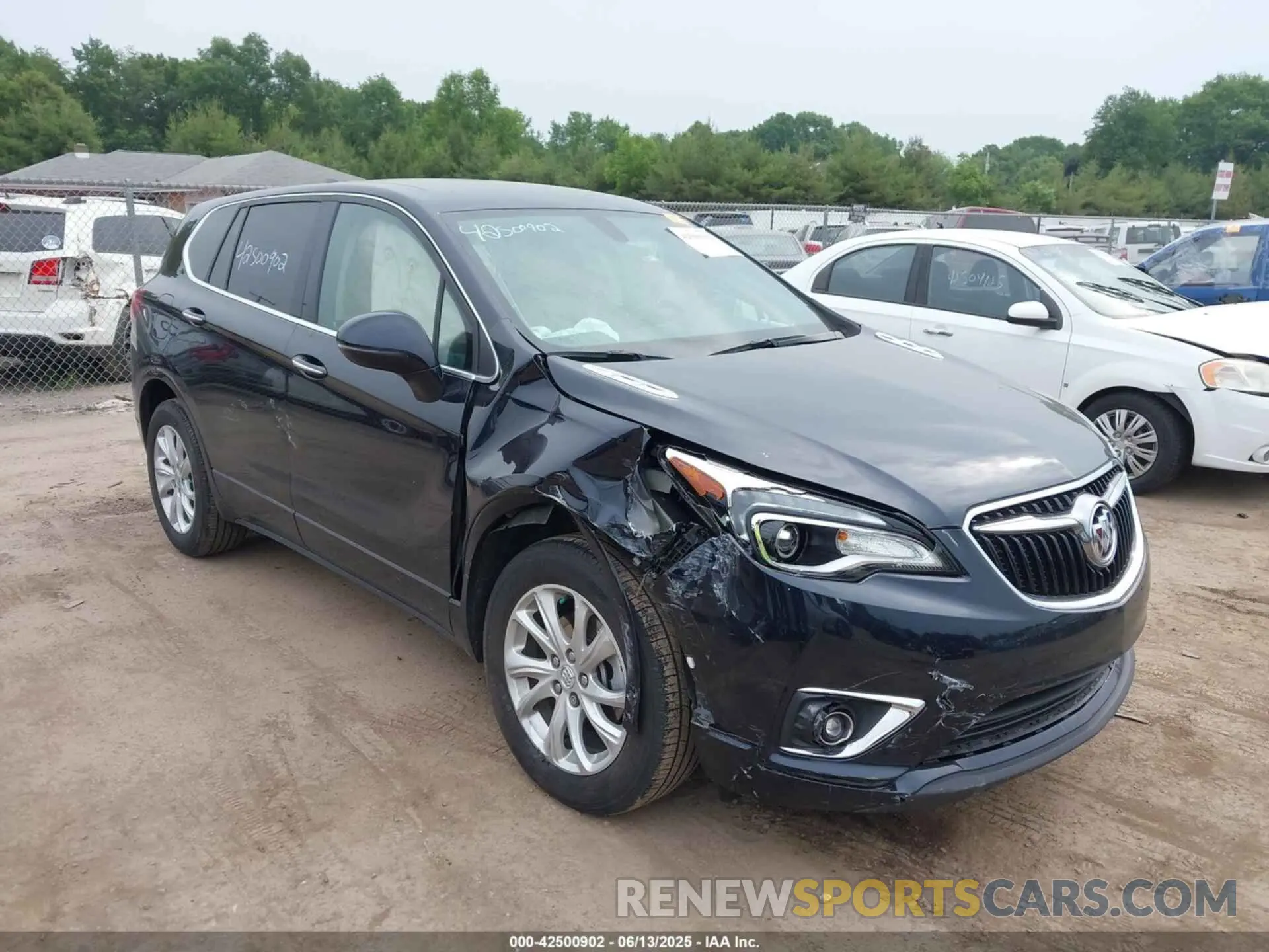 6 Фотография поврежденного автомобиля LRBFX1SA4LD018983 BUICK ENVISION 2020