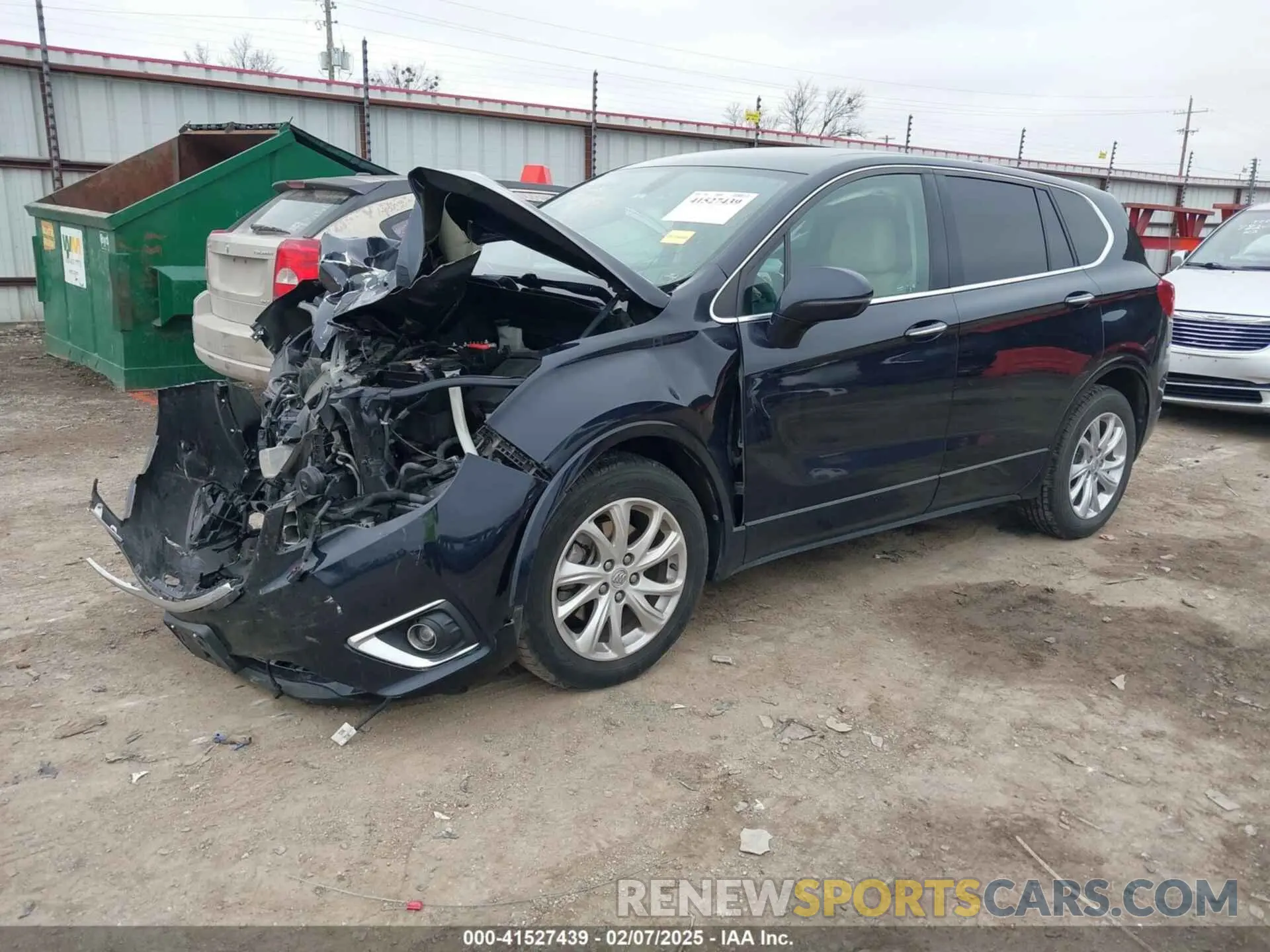 2 Фотография поврежденного автомобиля LRBFX1SA6LD116218 BUICK ENVISION 2020