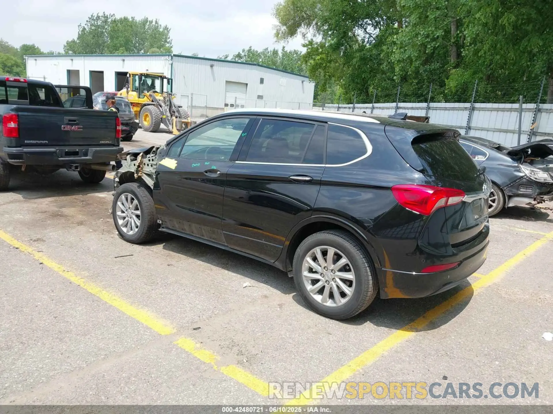 3 Photograph of a damaged car LRBFX2SA2LD067928 BUICK ENVISION 2020