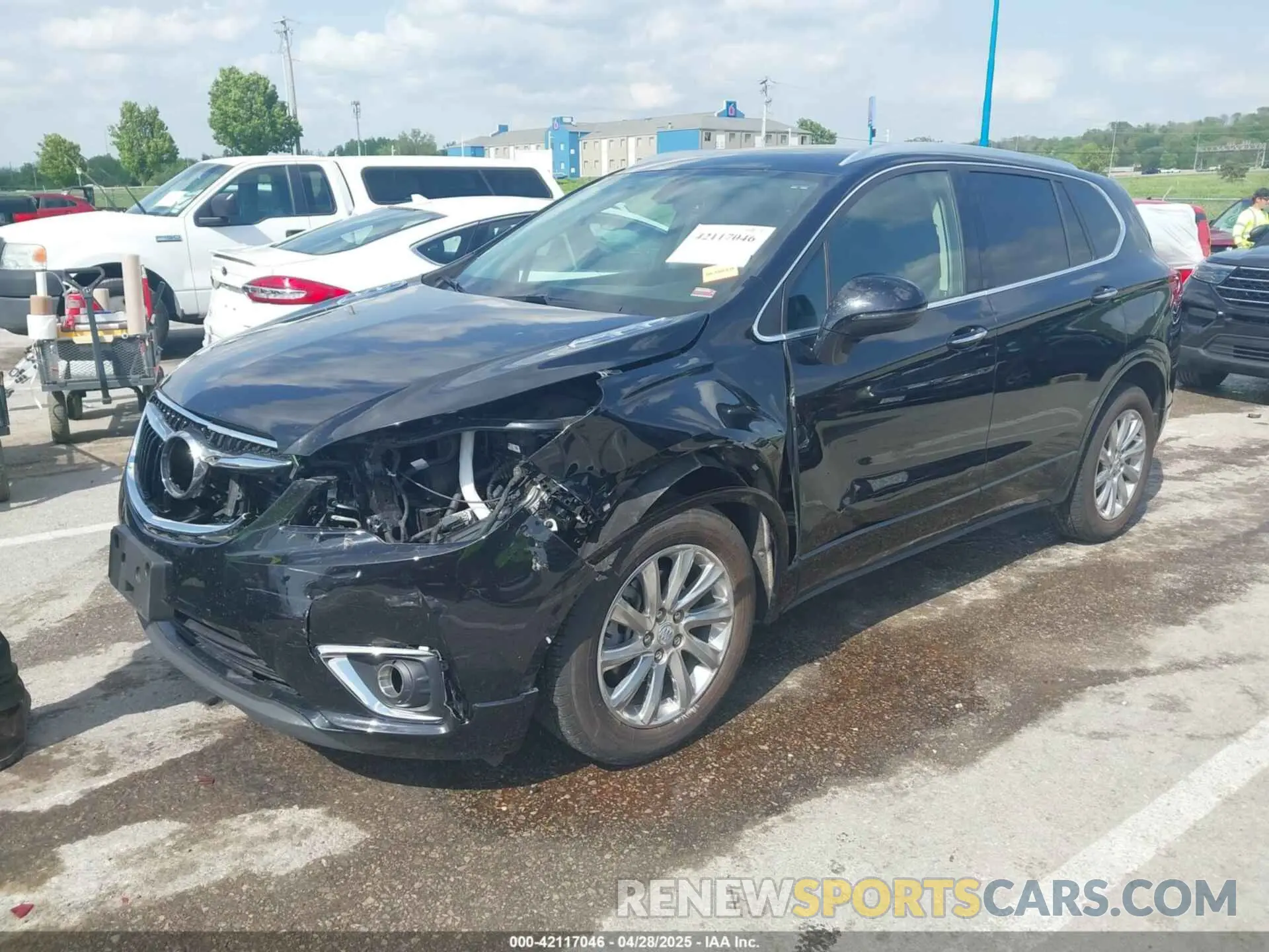 2 Фотография поврежденного автомобиля LRBFX2SA2LD150131 BUICK ENVISION 2020