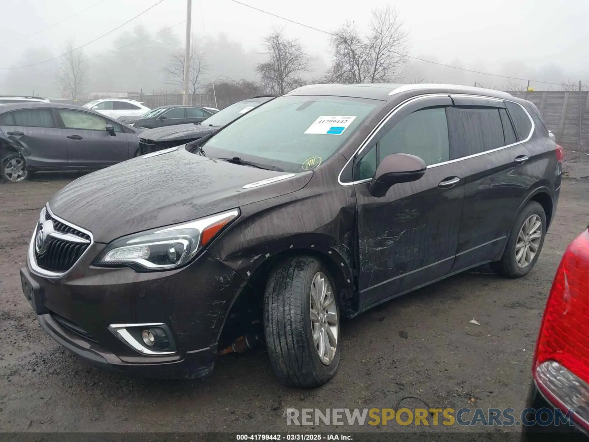 14 Фотография поврежденного автомобиля LRBFX2SAXLD034255 BUICK ENVISION 2020