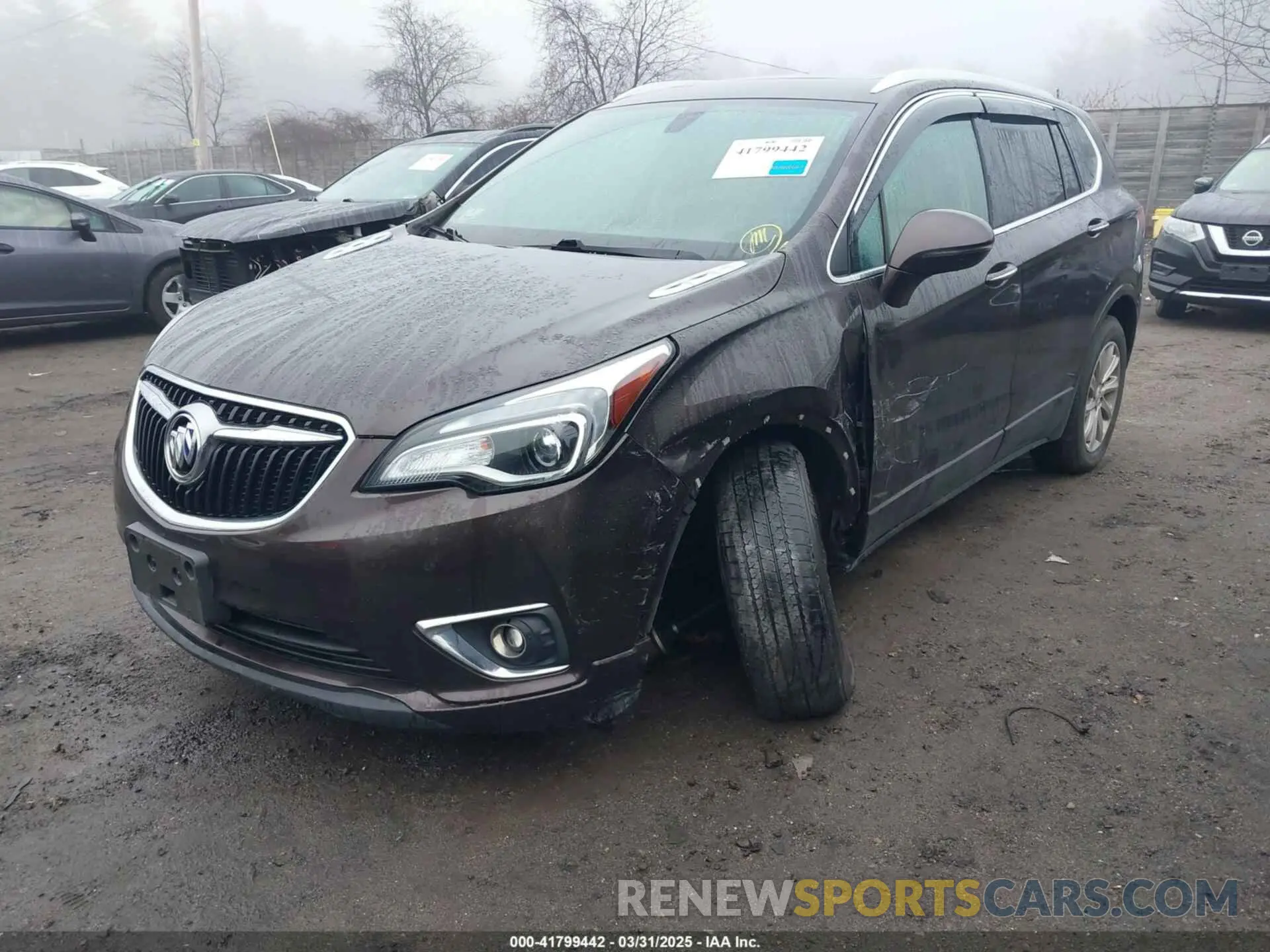 2 Фотография поврежденного автомобиля LRBFX2SAXLD034255 BUICK ENVISION 2020