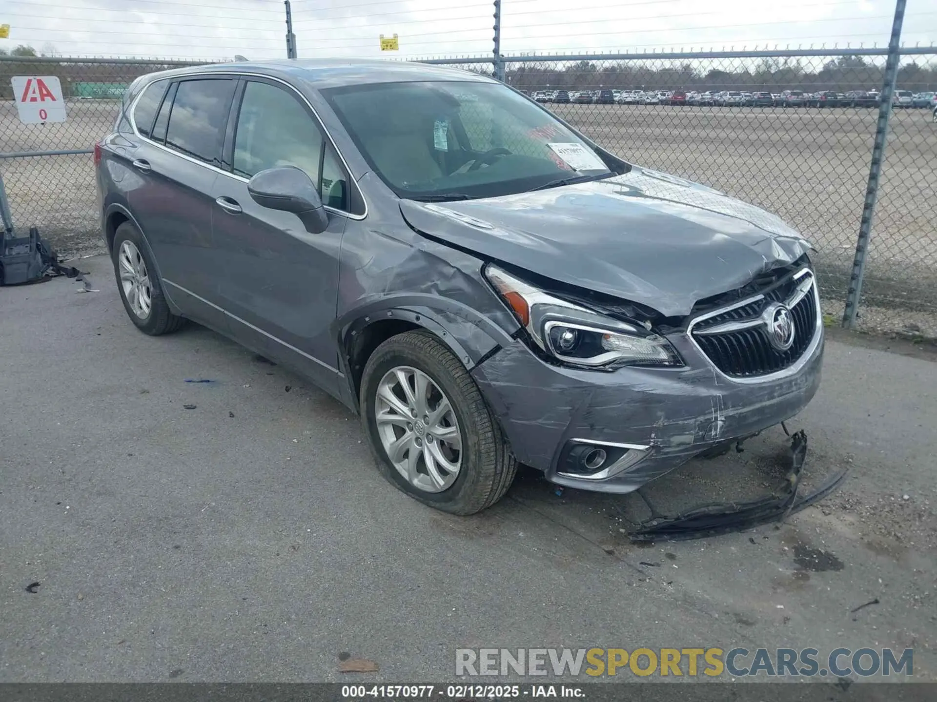 1 Photograph of a damaged car LRBFXBSA4LD085332 BUICK ENVISION 2020