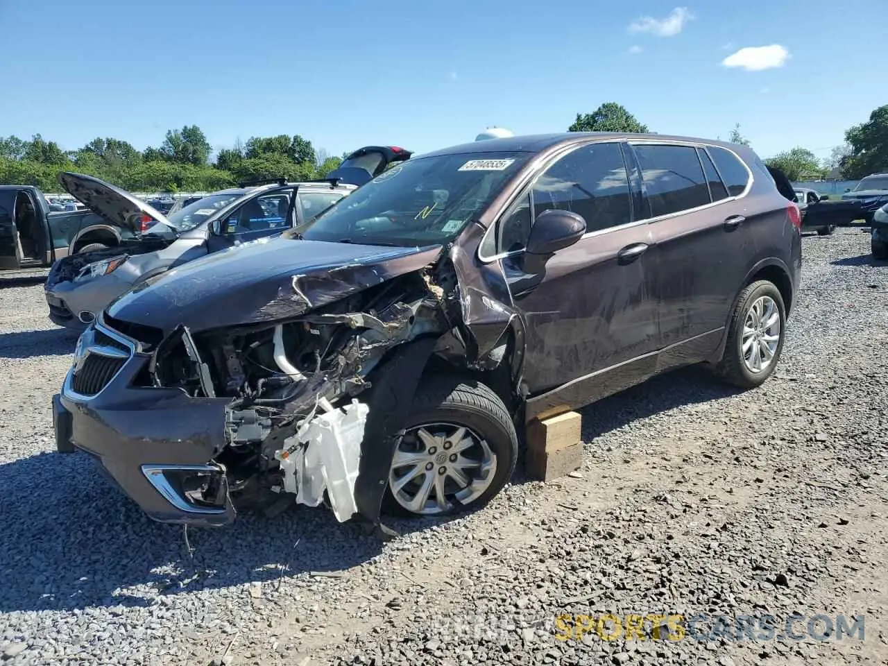 1 Photograph of a damaged car LRBFXBSA5LD136045 BUICK ENVISION 2020