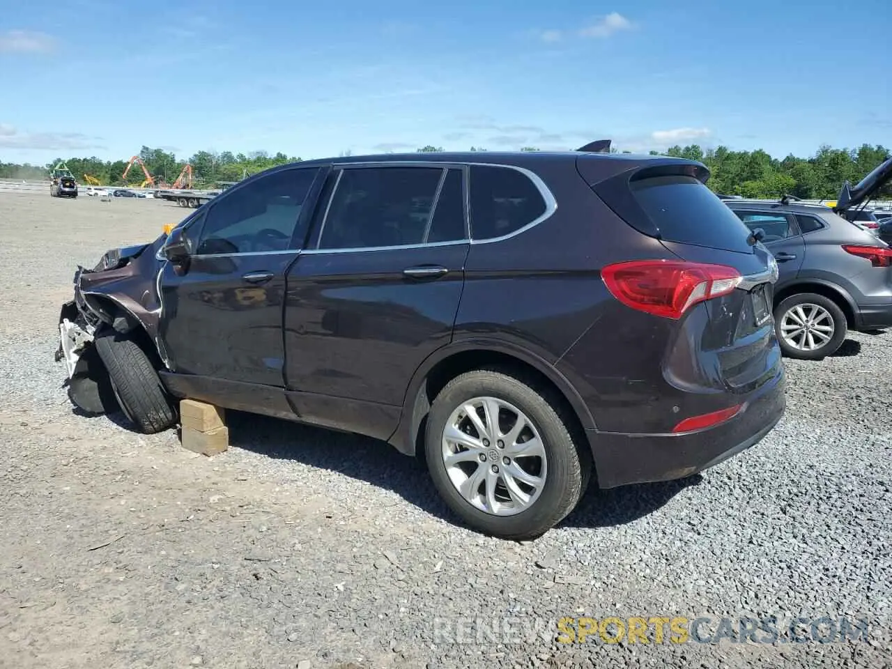 2 Photograph of a damaged car LRBFXBSA5LD136045 BUICK ENVISION 2020