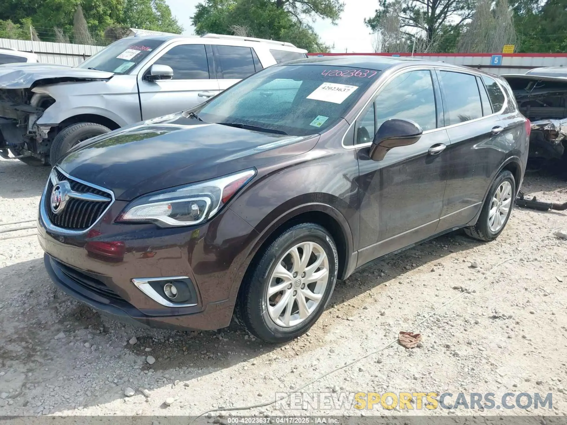 2 Фотография поврежденного автомобиля LRBFXBSA9LD033260 BUICK ENVISION 2020