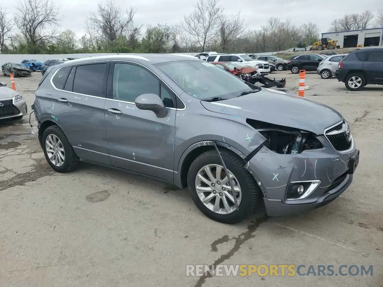 4 Фотография поврежденного автомобиля LRBFXCSA0LD165765 BUICK ENVISION 2020