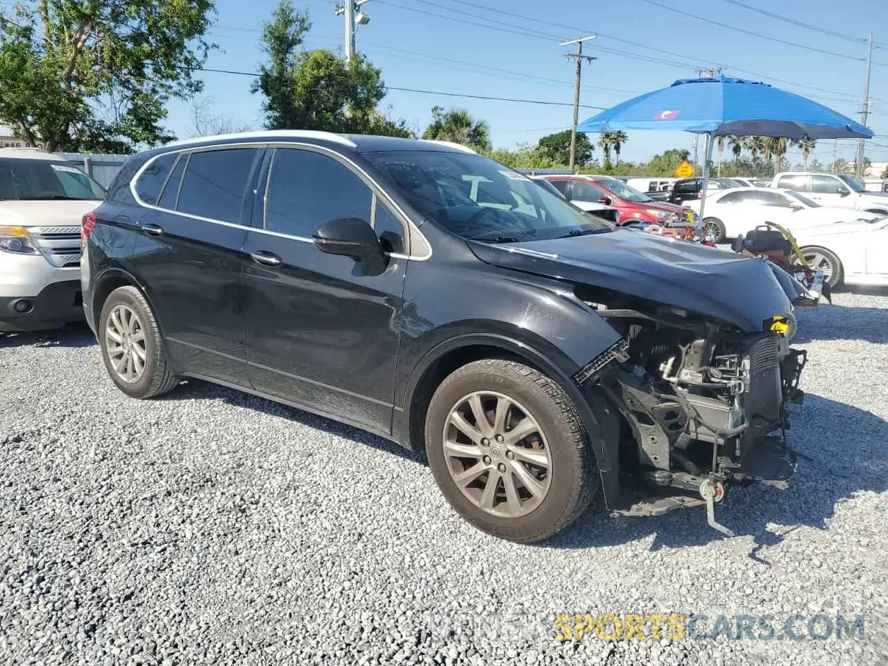 4 Фотография поврежденного автомобиля LRBFXCSA1LD035204 BUICK ENVISION 2020